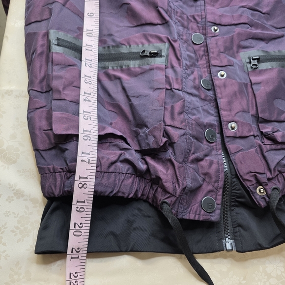 Blanc Noir Violette Camo Bomber Jacket - Purple Multi - XS - Picture 9 of 12